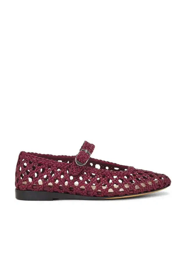 LE MONDE BÉRYL Mary Jane Woven Flat