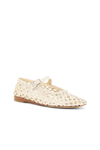Le Monde Béryl Mary Jane Woven Flat | Thumbnail 2
