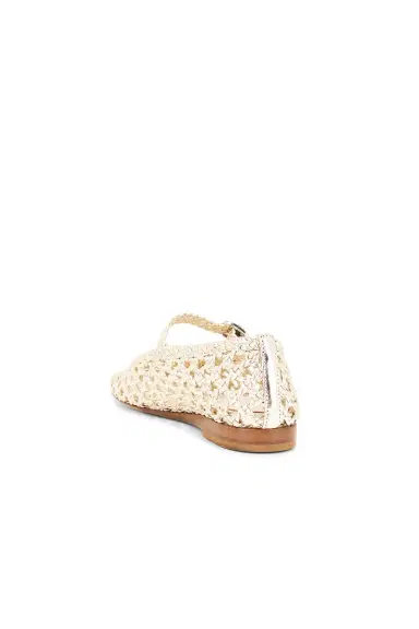 Le Monde Béryl Mary Jane Woven Flat | Thumbnail 3