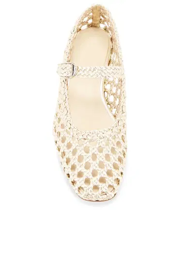 Le Monde Béryl Mary Jane Woven Flat | Thumbnail 4