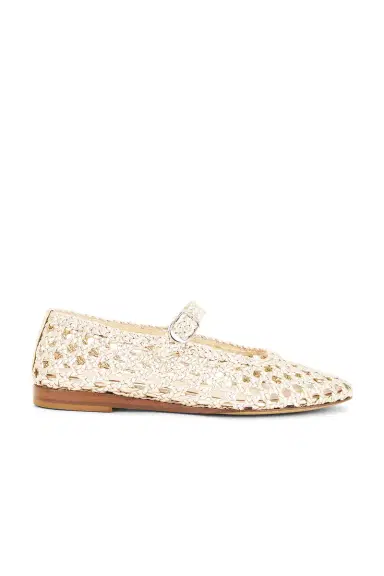 Le Monde Béryl Mary Jane Woven Flat | Thumbnail 1