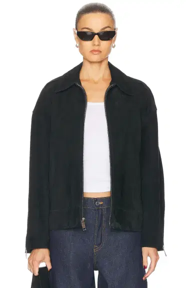 GRLFRND Alek Suede Jacket | Thumbnail 3