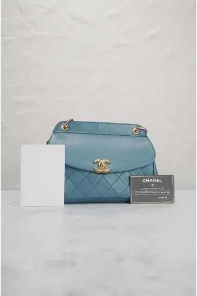 Chanel Chanel Calfskin Curve Flap Bag | Thumbnail 9 Chanel Chanel Calfskin Curve Flap Bag | Thumbnail 9