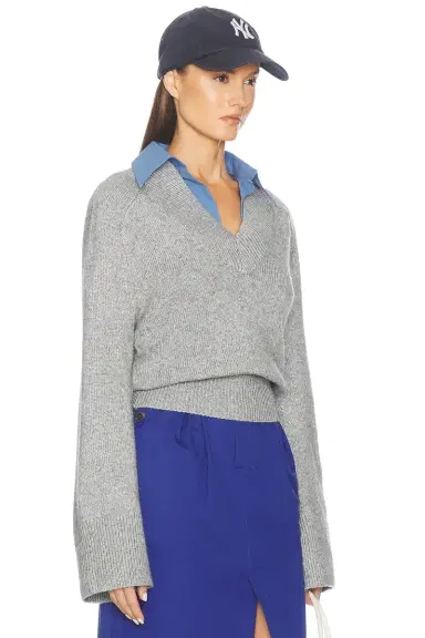 Helsa Talena V Neck Sweater | Thumbnail 4