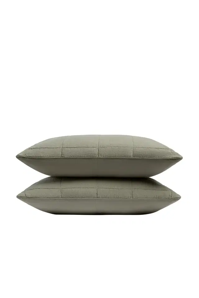 Parachute Linen Box Quilted Sham Set