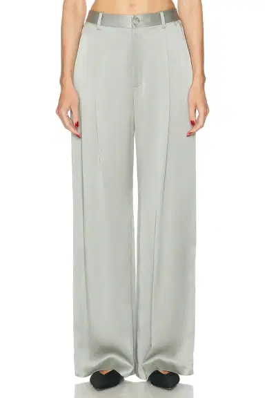 Lapointe Satin Relaxed Pleated Pant | Thumbnail 1