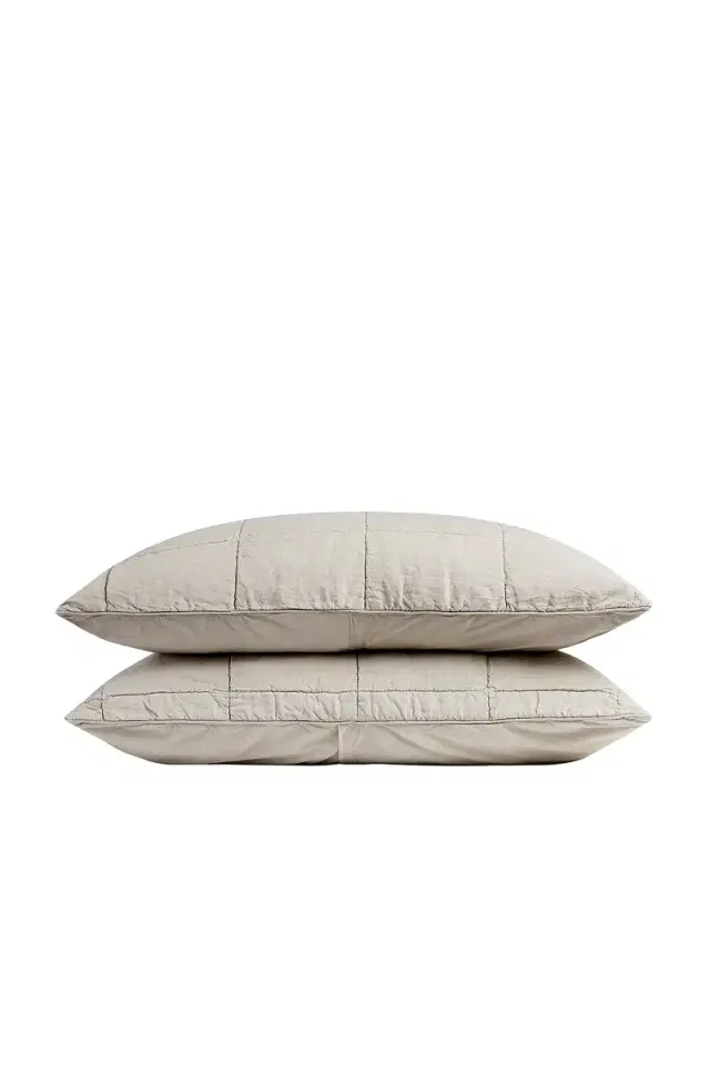 Parachute Linen Box Quilted Sham Set