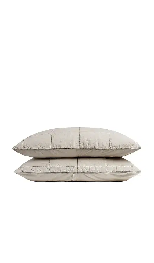 Parachute Linen Box Quilted Sham Set