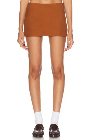 Mimchik Curved Mini Skirt | Thumbnail 1