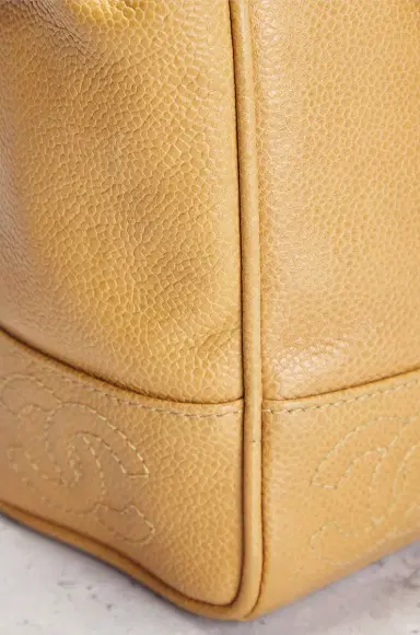 Chanel Chanel Caviar Vintage Triple CC Tote Bag | Thumbnail 9 Chanel Chanel Caviar Vintage Triple CC Tote Bag | Thumbnail 9