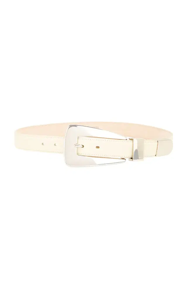 KHAITE Lucca Antique Silver 30mm Belt