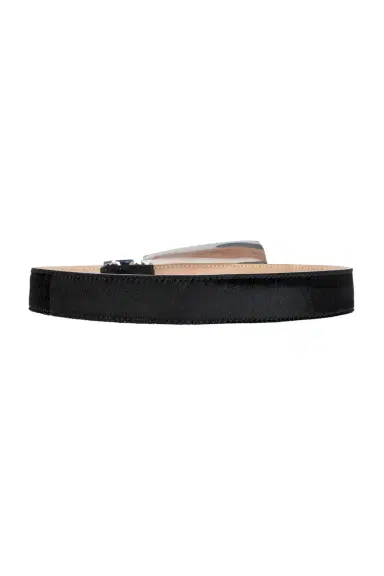 Khaite Lucca 30mm Silver Buckle Belt | Thumbnail 2 Khaite Lucca 30mm Silver Buckle Belt | Thumbnail 2