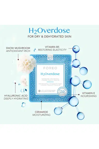 Foreo H2Overdose UFO Face Masks 6 Pack | Thumbnail 5