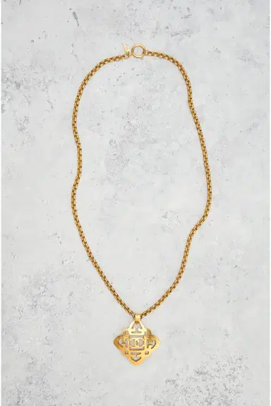 Chanel Chanel 1992 Coco Mark Necklace | Thumbnail 2 Chanel Chanel 1992 Coco Mark Necklace | Thumbnail 2