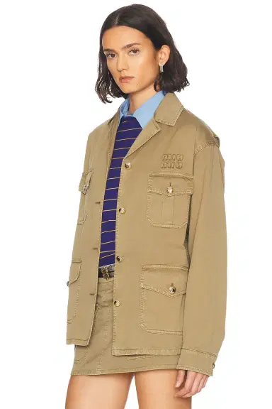 Miu Miu Utility Jacket | Thumbnail 2 Miu Miu Utility Jacket | Thumbnail 2