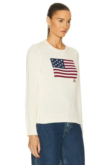 Polo Ralph Lauren Flag Long Sleeve Pullover Sweater | Thumbnail 2