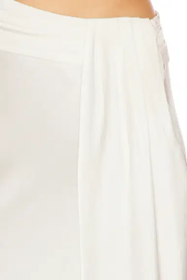 LaPointe Lightweight Satin Asymmetric Skirt | Thumbnail 6