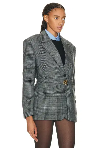 Miu Miu Belted Blazer | Thumbnail 3