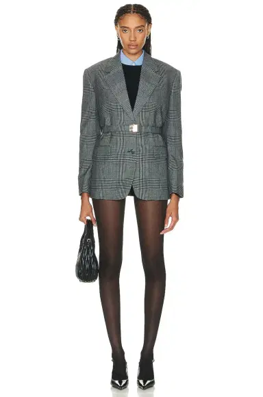 Miu Miu Belted Blazer | Thumbnail 5