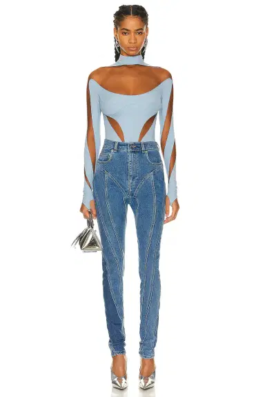 Mugler Illusion Cut Bodysuit | Thumbnail 6 Mugler Illusion Cut Bodysuit | Thumbnail 6