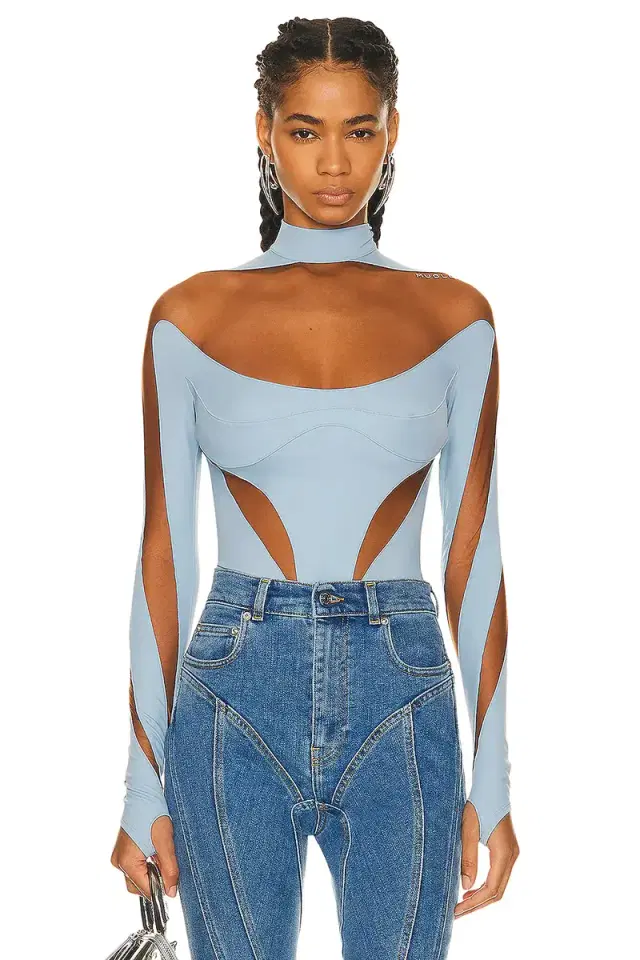 Mugler Illusion Cut Bodysuit