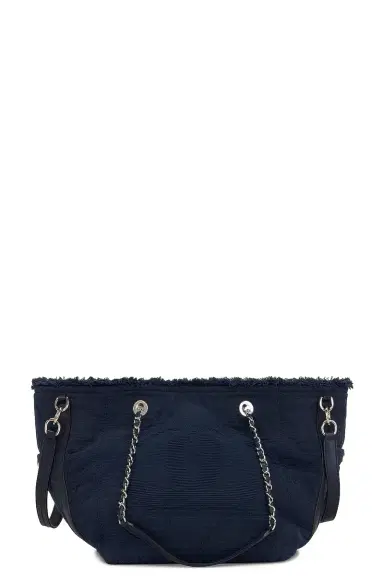 Chanel Chanel Large Double Face Deauville Tote Bag | Thumbnail 1 Chanel Chanel Large Double Face Deauville Tote Bag | Thumbnail 1