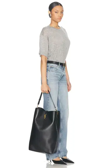 Saint Laurent Le 37 Oversized Bucket Bag | Thumbnail 2 Saint Laurent Le 37 Oversized Bucket Bag | Thumbnail 2