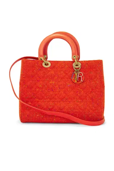 Dior Wool Cannage Lady Handbag | Thumbnail 3