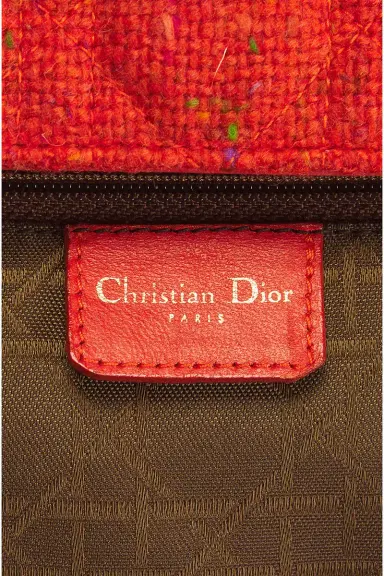 Dior Wool Cannage Lady Handbag | Thumbnail 7