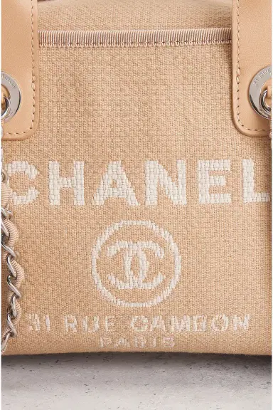 Chanel Chanel Deauville Handbag | Thumbnail 6