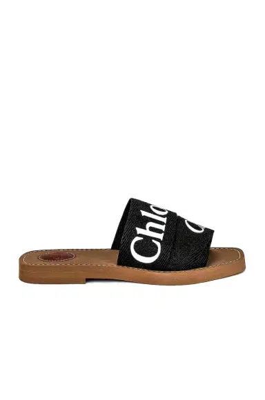 Chloé Woody Flat Slides | Thumbnail 1 Chloé Woody Flat Slides | Thumbnail 1