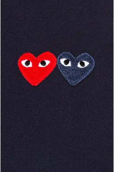 Comme des Garçons PLAY Double Emblem Tee | Thumbnail 5 Comme des Garçons PLAY Double Emblem Tee | Thumbnail 5