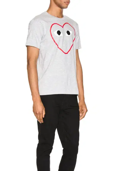 Comme des Garçons PLAY Heart Logo Tee | Thumbnail 4