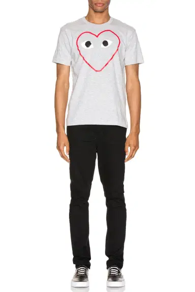 Comme des Garçons PLAY Heart Logo Tee | Thumbnail 6