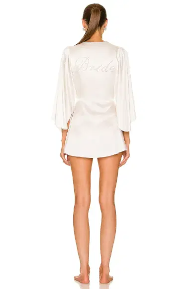 Fleur du Mal Embroidered Angel Sleeve Robe | Thumbnail 5 Fleur du Mal Embroidered Angel Sleeve Robe | Thumbnail 5