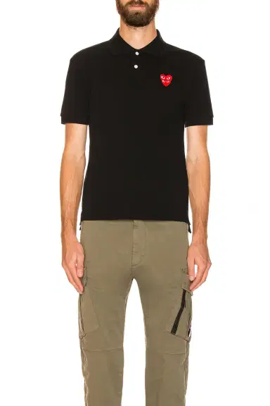 Comme des Garçons PLAY Polo T-Shirt | Thumbnail 3 Comme des Garçons PLAY Polo T-Shirt | Thumbnail 3