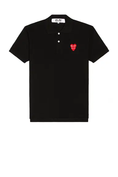 Comme des Garçons PLAY Polo T-Shirt | Thumbnail 1 Comme des Garçons PLAY Polo T-Shirt | Thumbnail 1