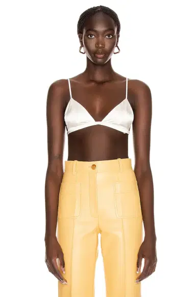 Fleur du Mal Luxe Triangle Bra | Thumbnail 1 Fleur du Mal Luxe Triangle Bra | Thumbnail 1