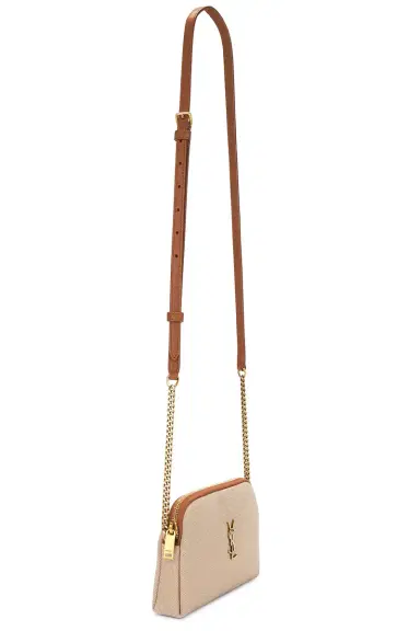 Saint Laurent Zipped Pouch Bag With Chain | Thumbnail 4