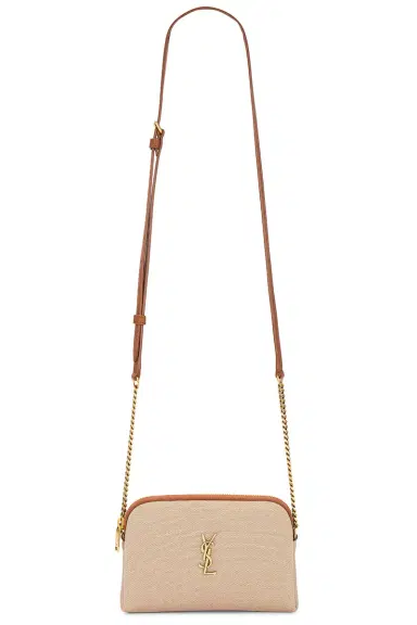 Saint Laurent Zipped Pouch Bag With Chain | Thumbnail 1