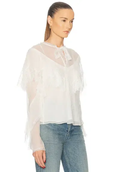 LoveShackFancy Afton Blouse | Thumbnail 2 LoveShackFancy Afton Blouse | Thumbnail 2