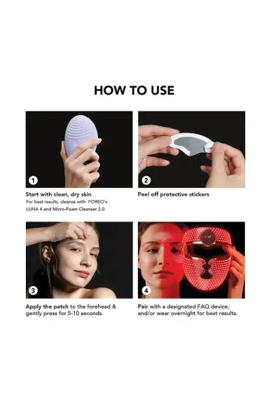 Foreo FAQ Microneedling Anti-Wrinkle Hyaluronic Acid Patches For Forehead 3 Pack | Thumbnail 7 Foreo FAQ Microneedling Anti-Wrinkle Hyaluronic Acid Patches For Forehead 3 Pack | Thumbnail 7