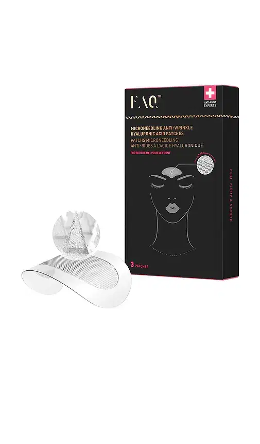 Foreo FAQ Microneedling Anti-Wrinkle Hyaluronic Acid Patches For Forehead 3 Pack