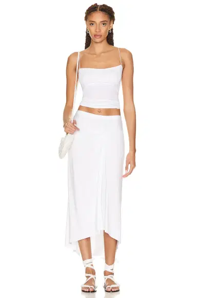 ENZA COSTA Supima Cotton Essential Strappy Tank Top | Thumbnail 4