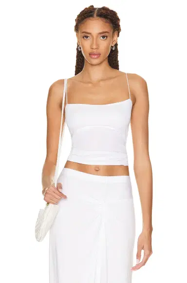 ENZA COSTA Supima Cotton Essential Strappy Tank Top | Thumbnail 1