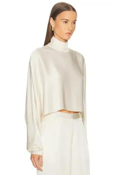 Lapointe Satin Caftan Top | Thumbnail 2