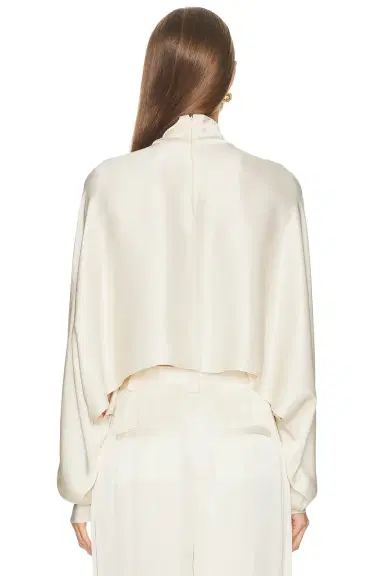 Lapointe Satin Caftan Top | Thumbnail 3