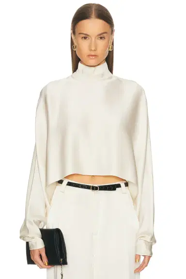 Lapointe Satin Caftan Top | Thumbnail 1