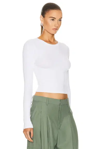 ENZA COSTA Silk Knit Long Sleeve Tuck Top | Thumbnail 2 ENZA COSTA Silk Knit Long Sleeve Tuck Top | Thumbnail 2