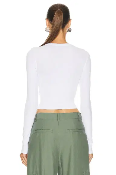 ENZA COSTA Silk Knit Long Sleeve Tuck Top | Thumbnail 3 ENZA COSTA Silk Knit Long Sleeve Tuck Top | Thumbnail 3